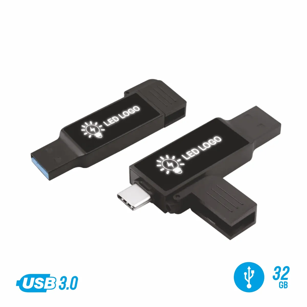LumiSwivel Dual OTG USB