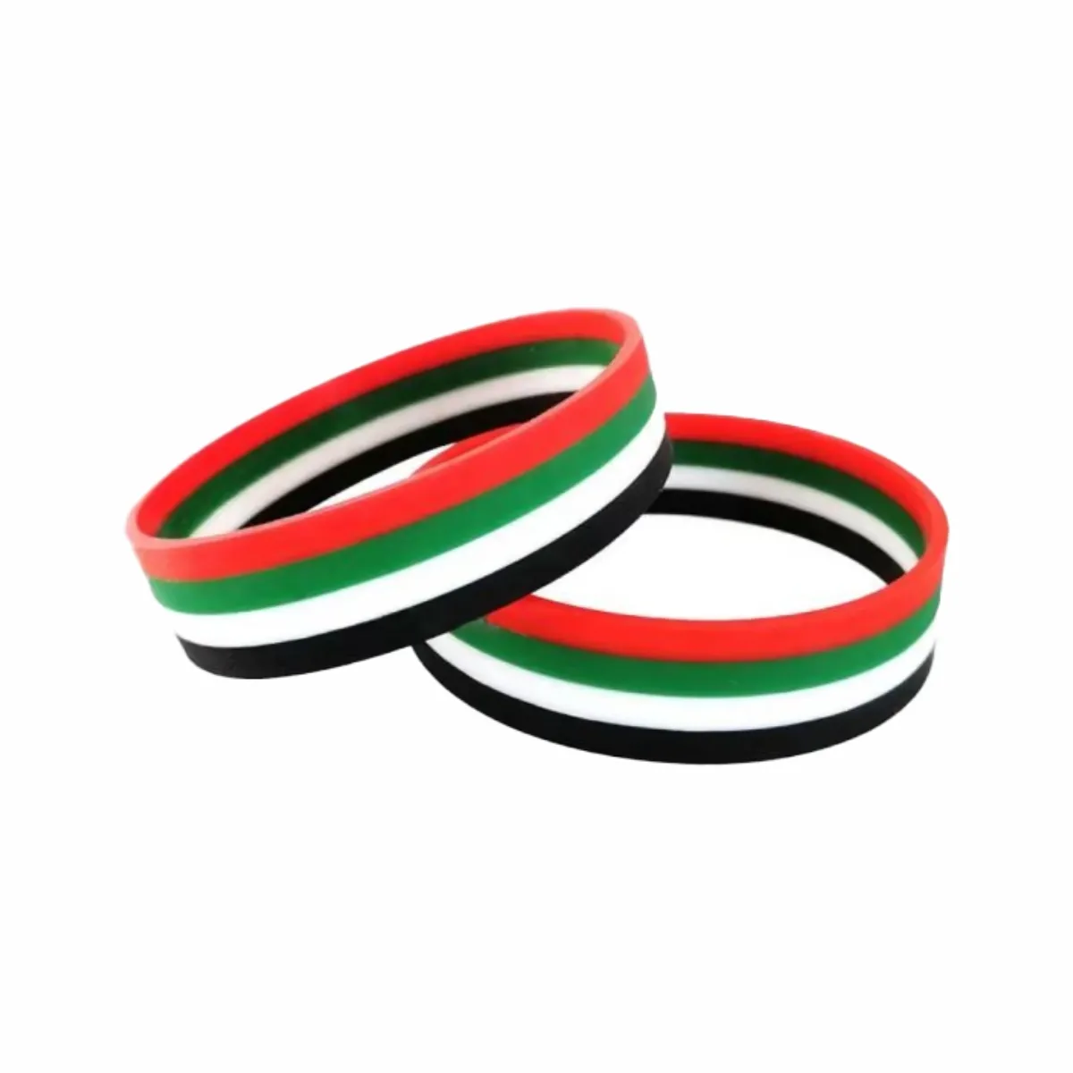 UAE Flag Silicone Wristbands